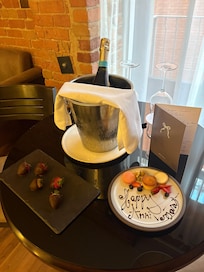 We were celebrating our 20th anniversary and they made us feel so welcome and celebrated!