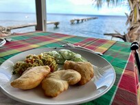 Dominican breakfast ordered at the resort’s restaurant.