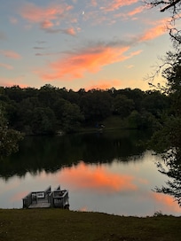 View from deck in the late evening