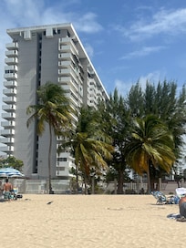 The condo from the beach