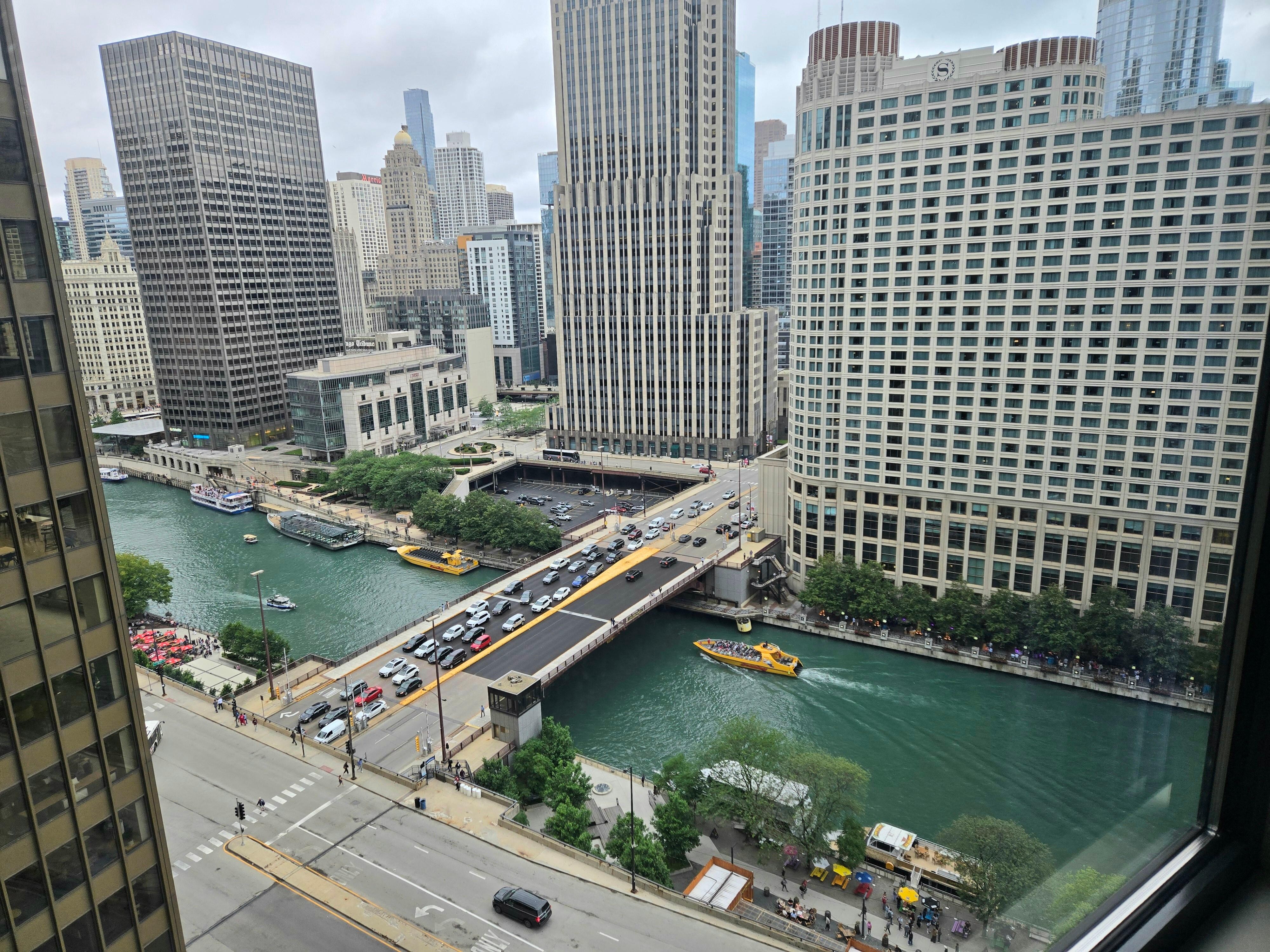 View from our room on the 20th floor 