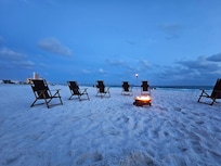 Bonfire by the beach