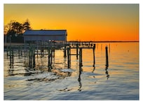 Sunset from the house.