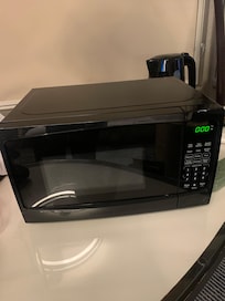 Microwave brought to our room at our requst