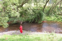 River down back of property