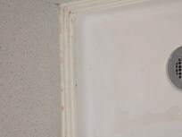 Shower, mold and dirt