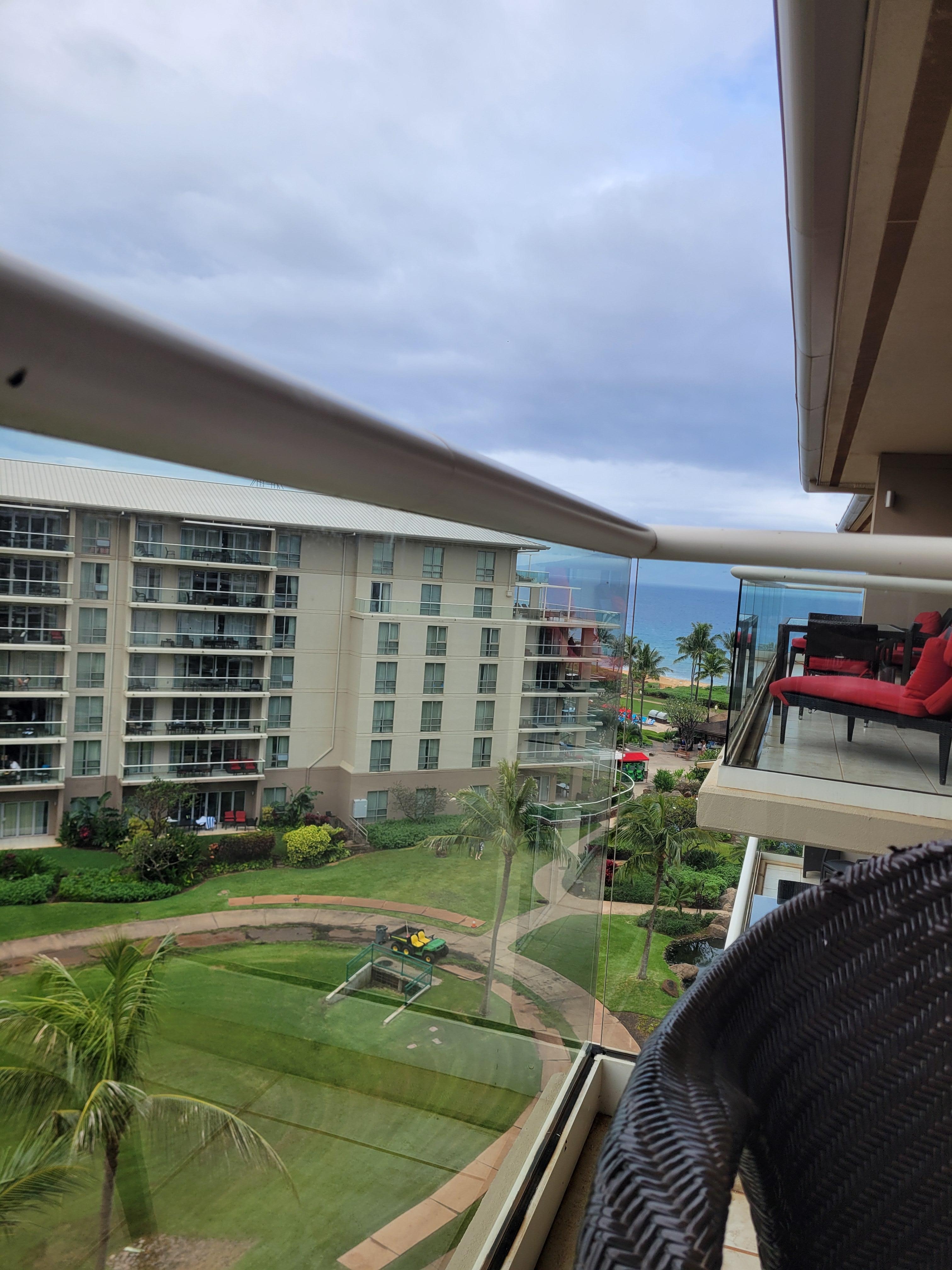 View from the balcony 