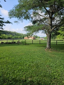 Beautiful pasture behind the house at night full of fireflies!