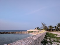 The beach is a manmade cove but I loved how tranquil it was, there are fishes swimming around!