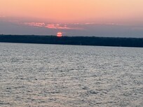One of the sunrises seen from the landing on the way down to the dock.