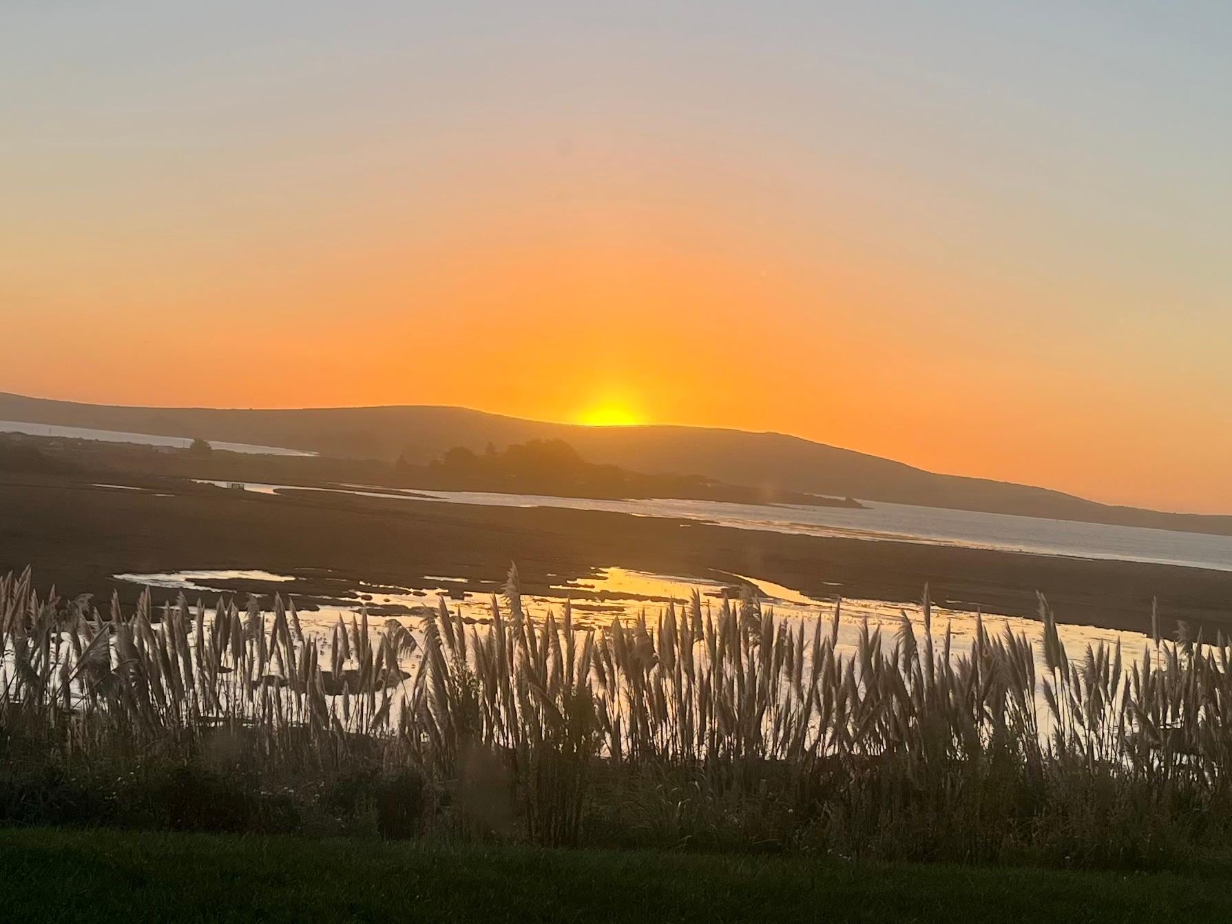Sunset from Drake’s Sonoma Coast.