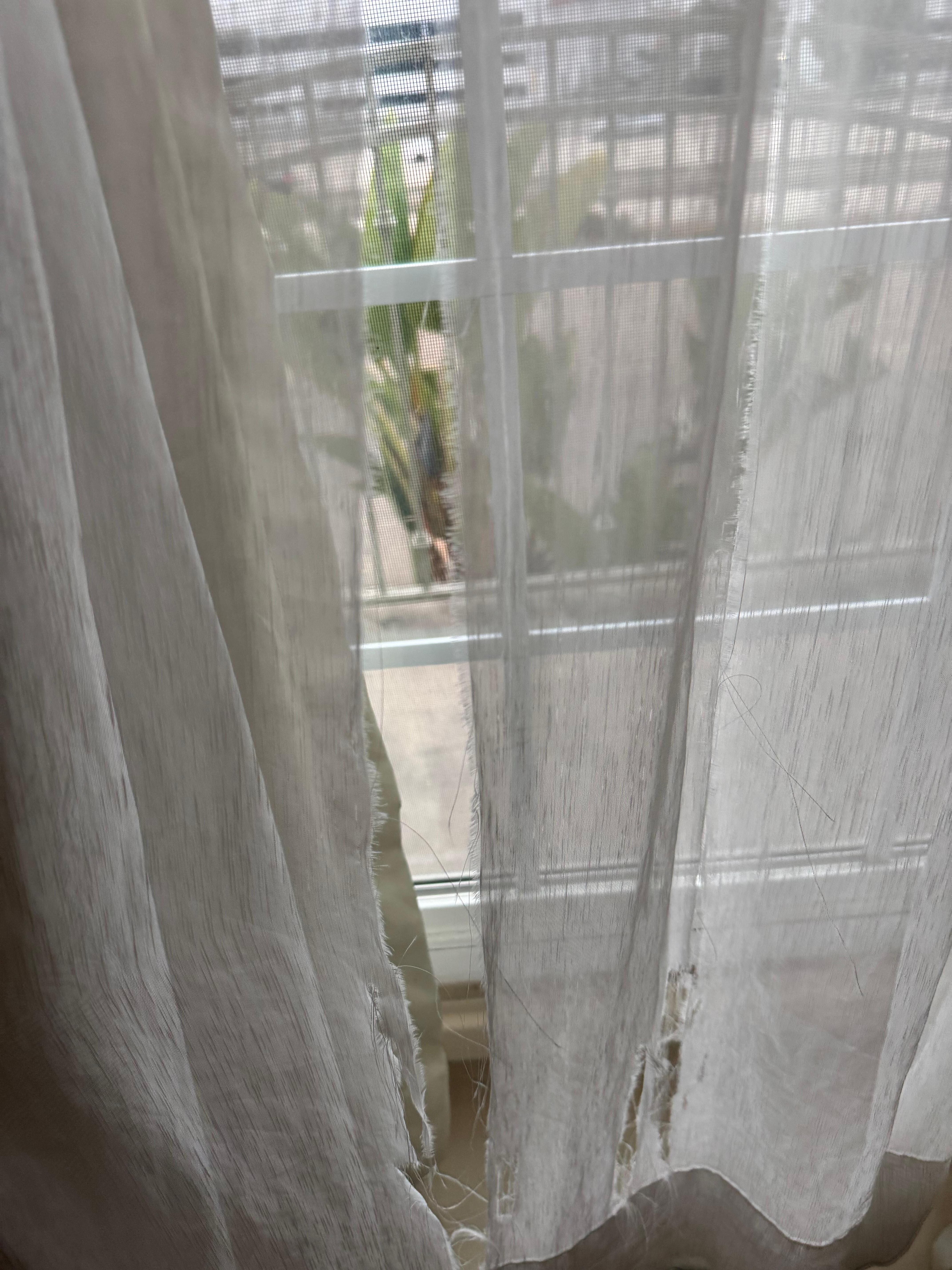 Torn curtains 