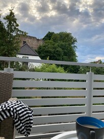 Blick vom Balkon