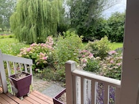 View out the front door
