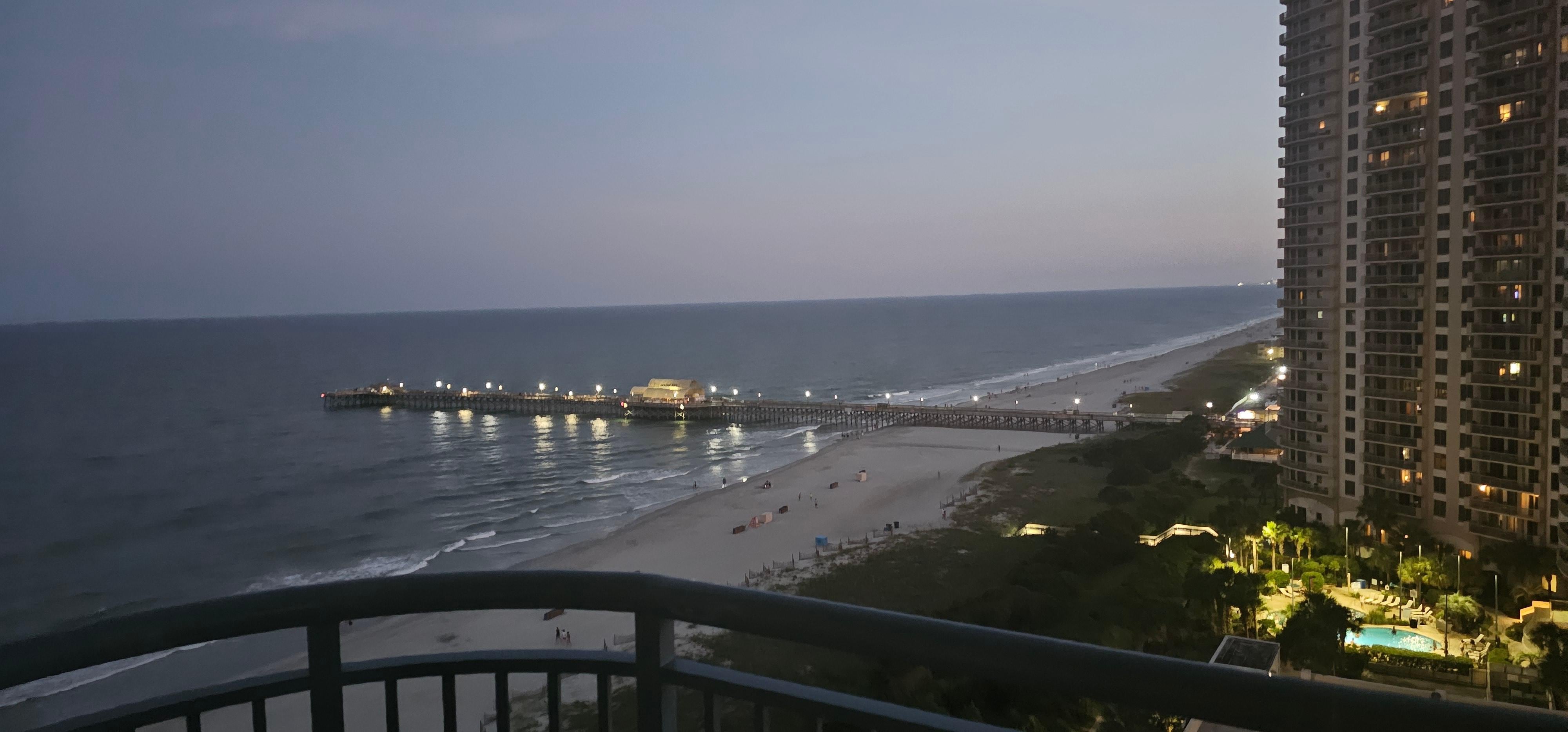 View from the balcony 