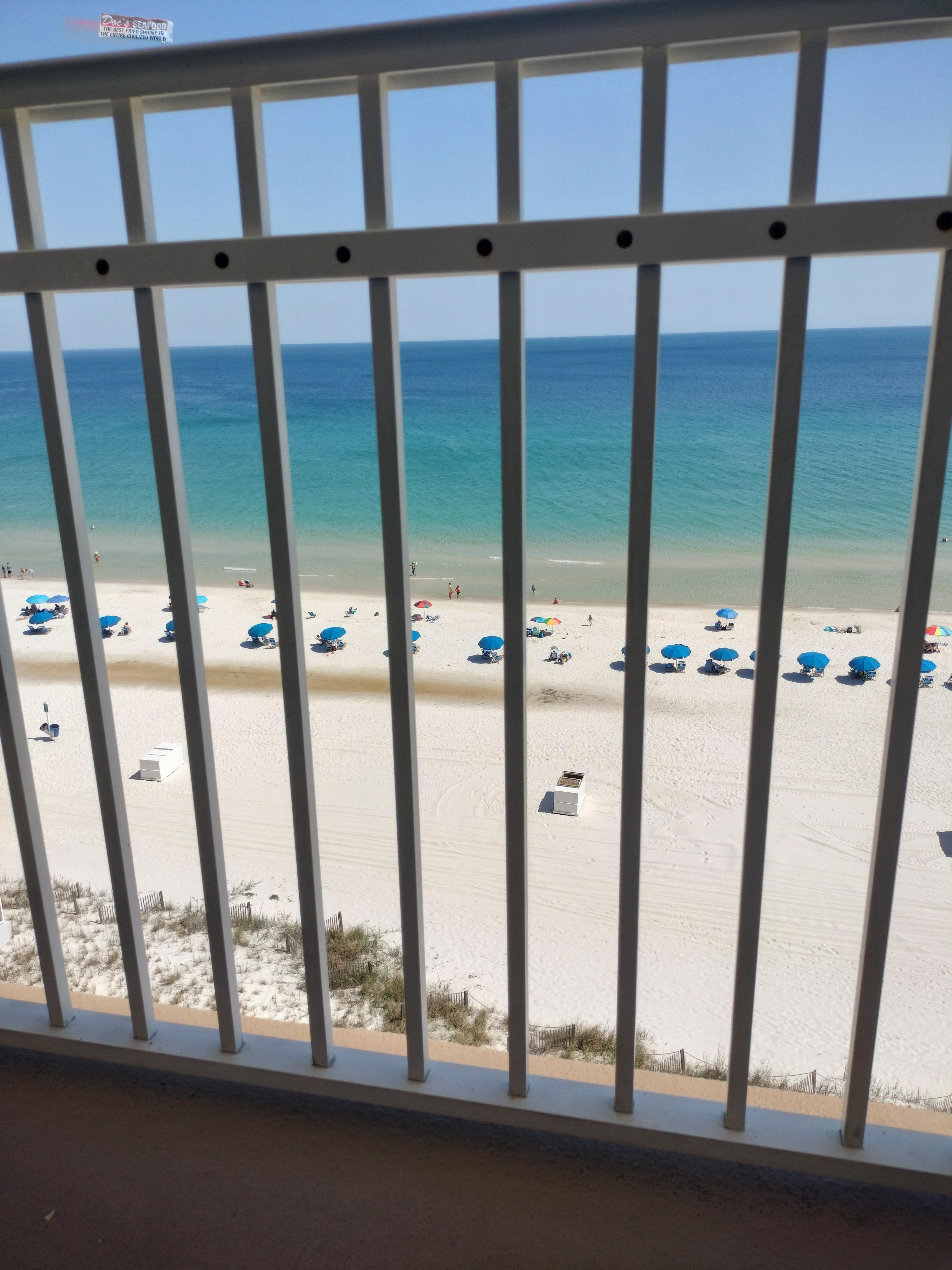 The balcony is huge in 801, we spent many hours sitting out there.