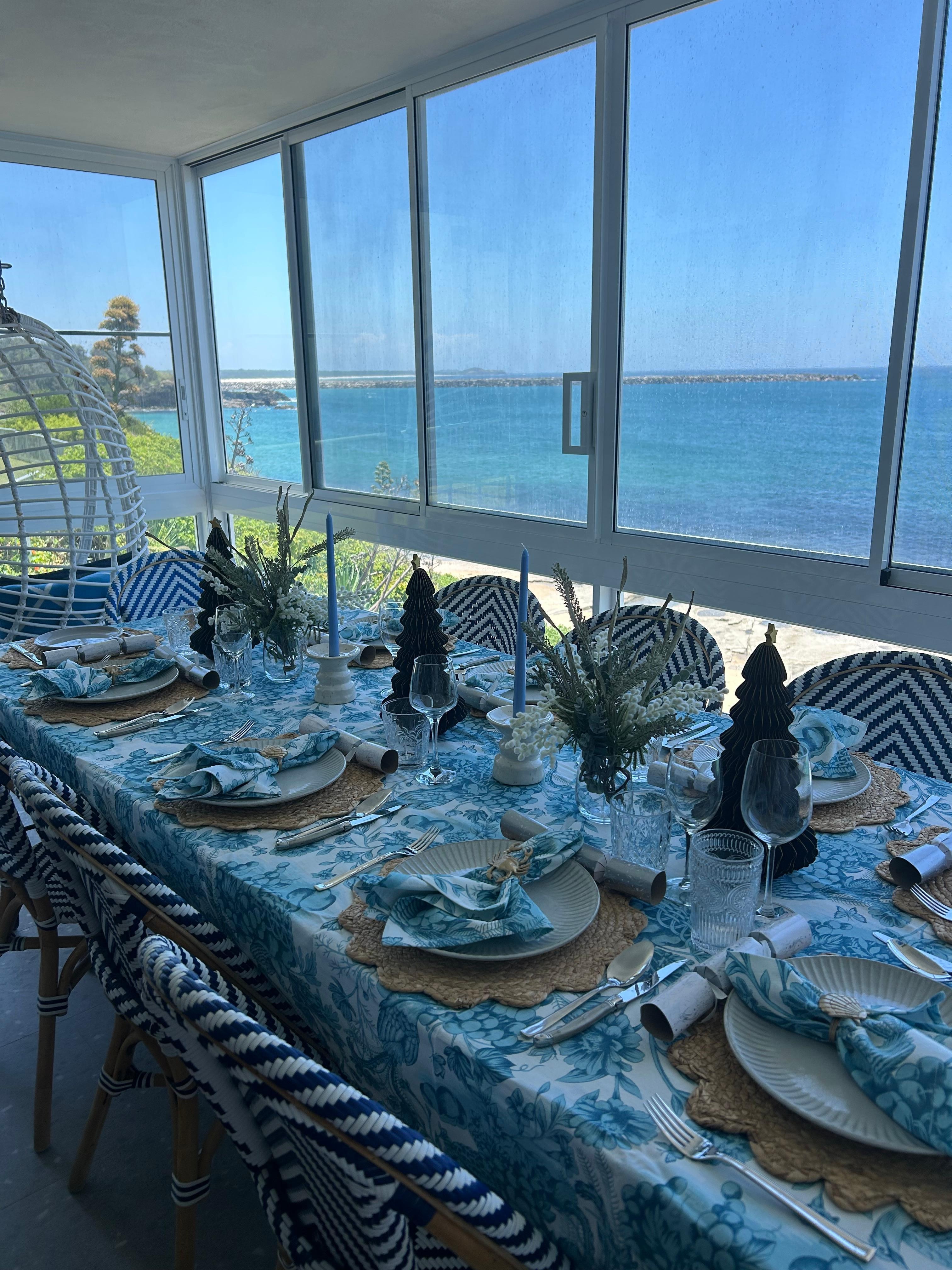 Christmas Day Lunch with a stunning view to match. 