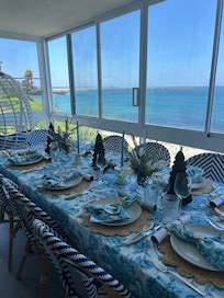 Christmas Day Lunch with a stunning view to match.