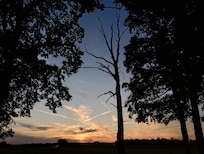Nice sunsets over the fields.