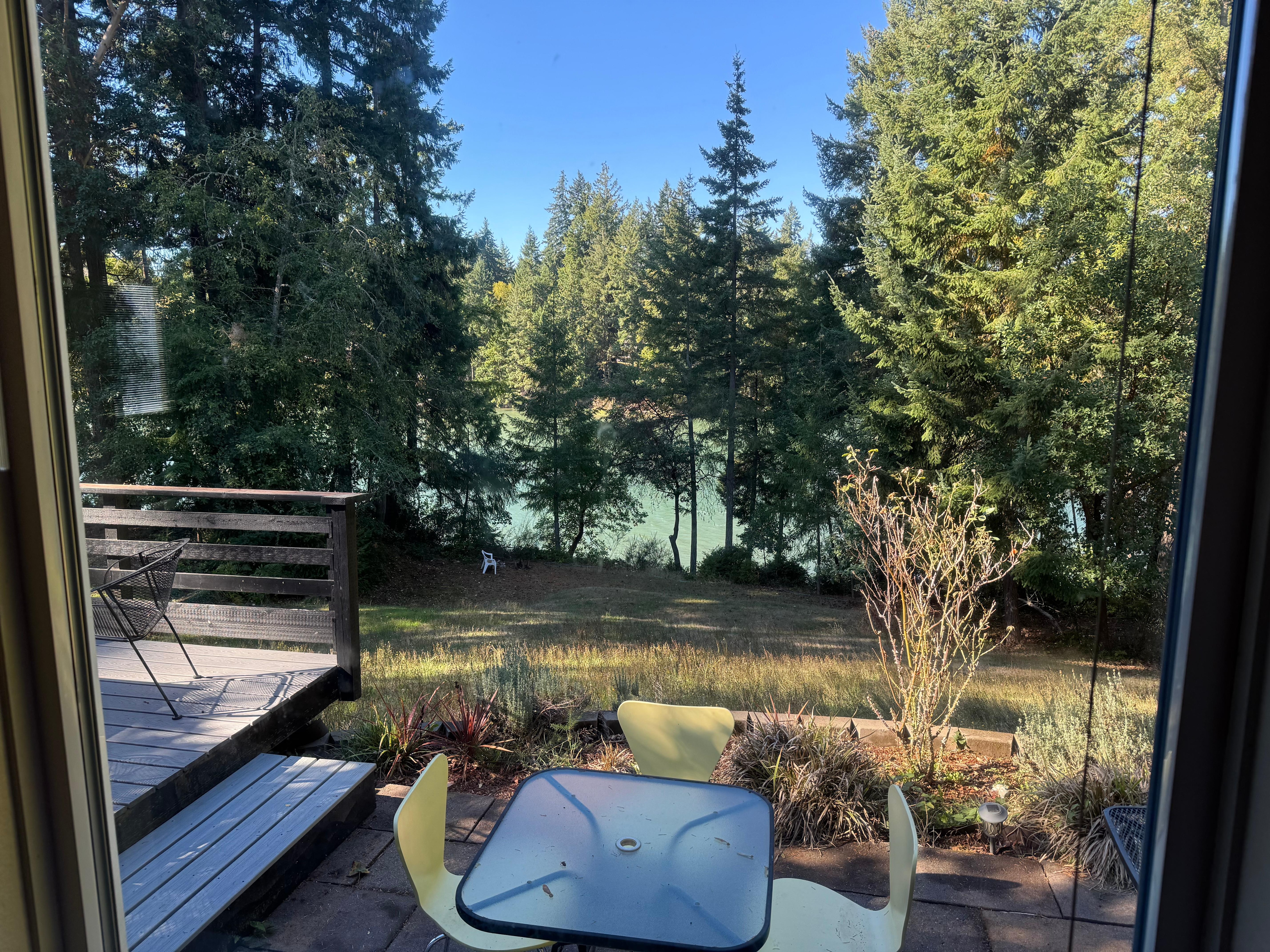 Looking out to the water