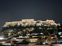 View from rooftop bar