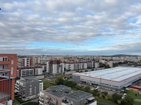 View from the 13th floor penthouse