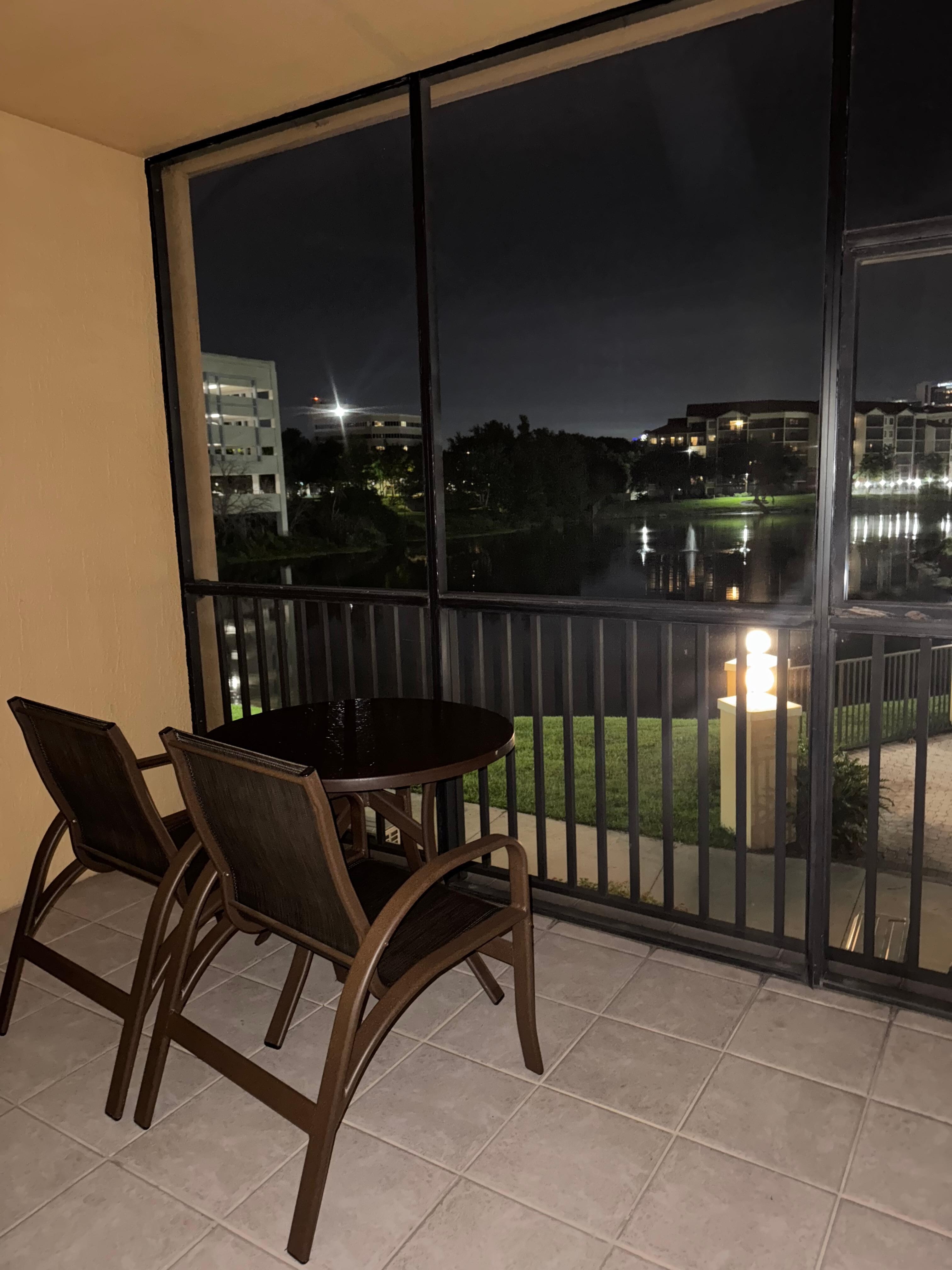 Our view from our balcony 
