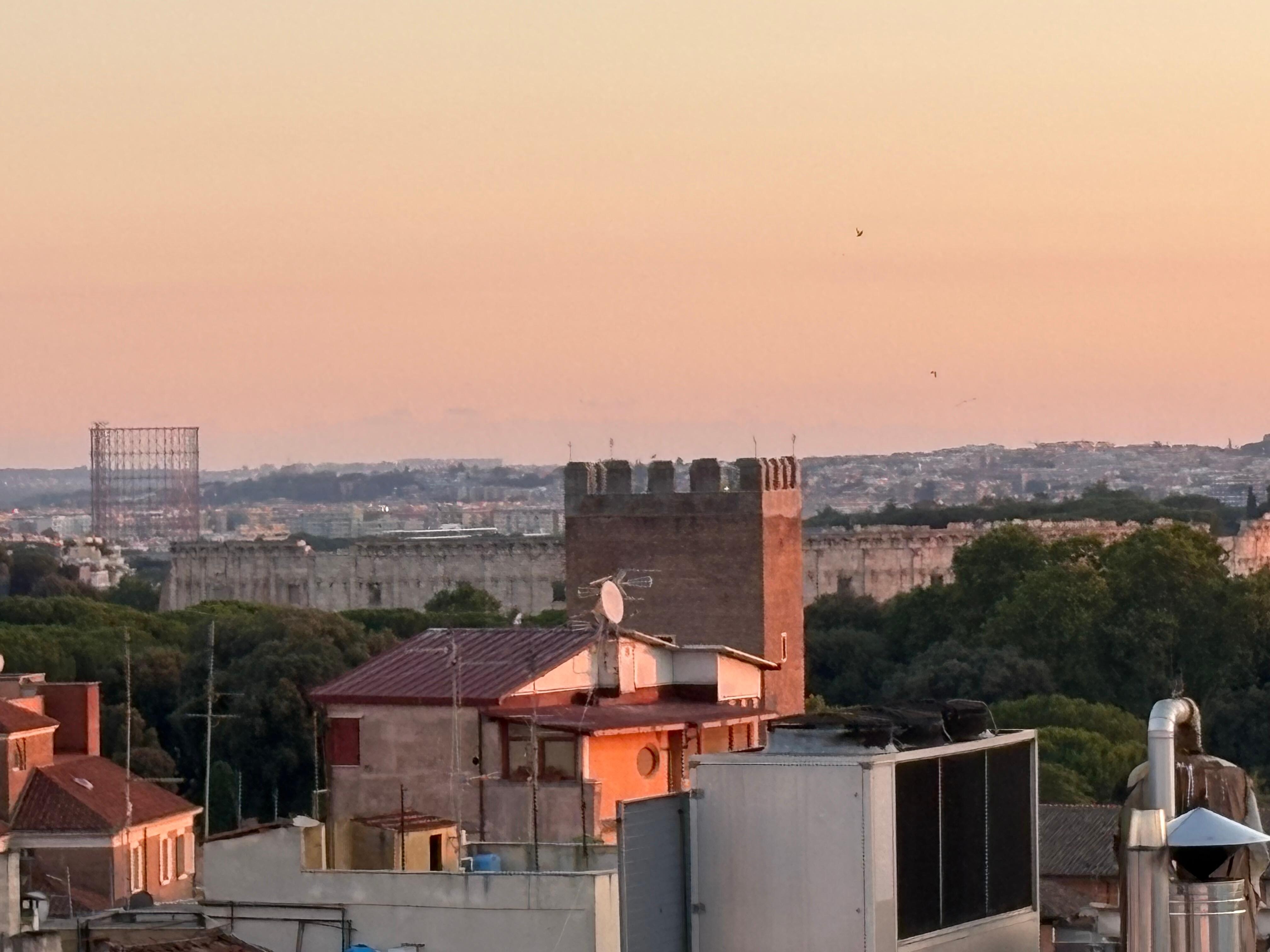 Colosseum from rooftop