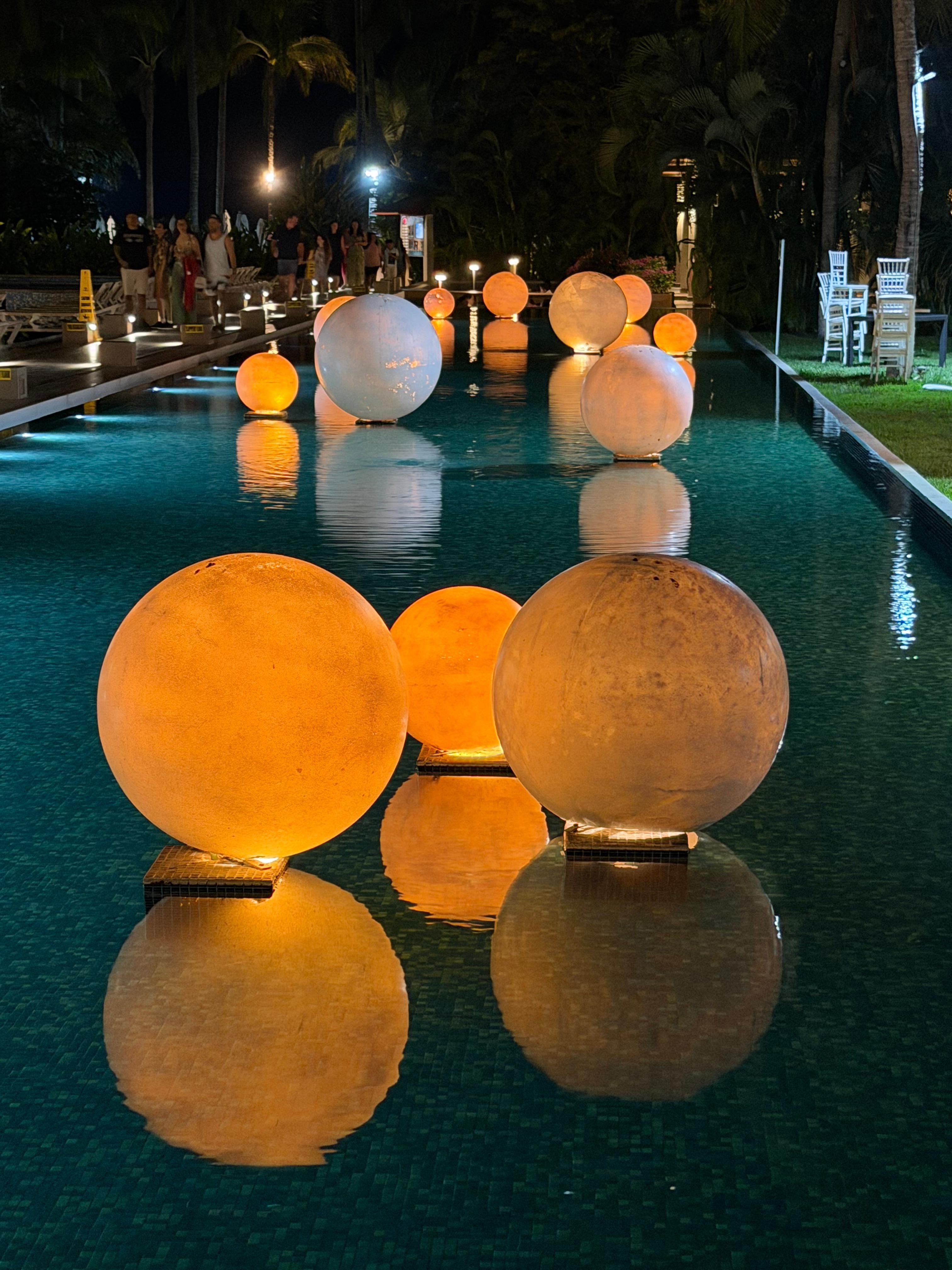 Property is beautiful in the evenings.