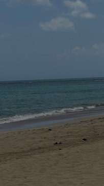 The beach is beautiful and super clean