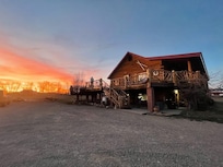 The beautiful sunset we saw each night