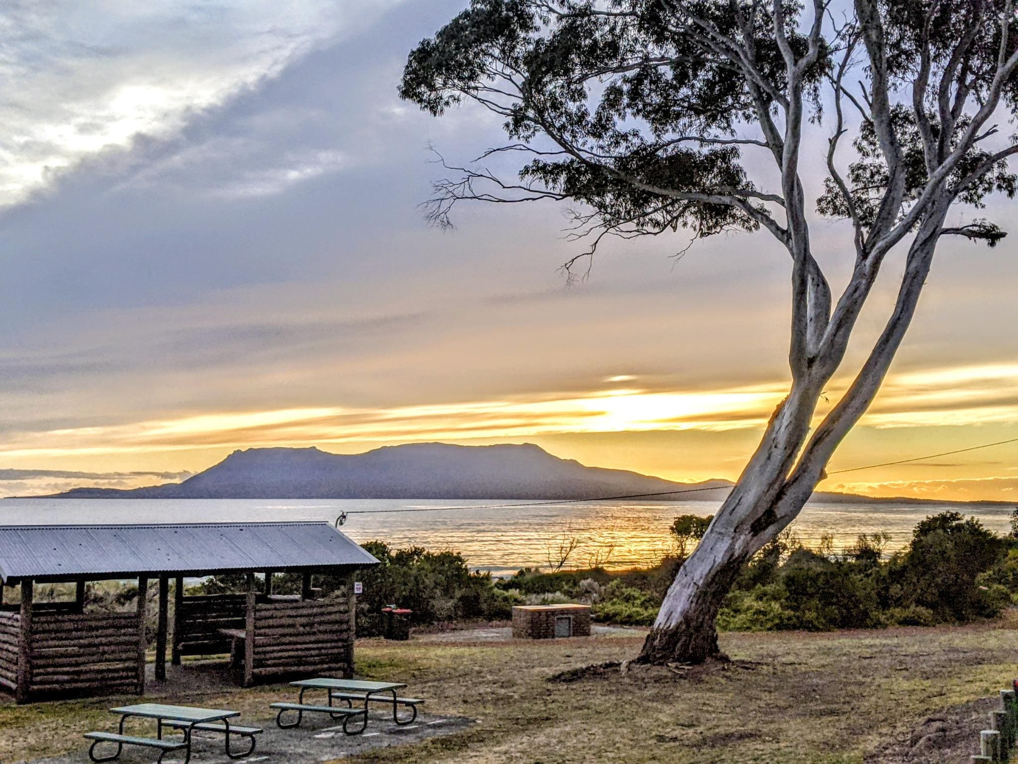 Amazing view across to Maria