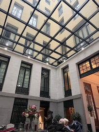 nice lobby area at the Former US Embassy