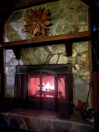 Fireplace in the treehouse
