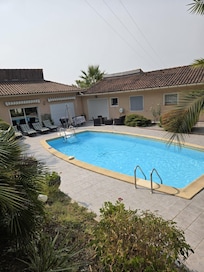 Vue du fond du jardin