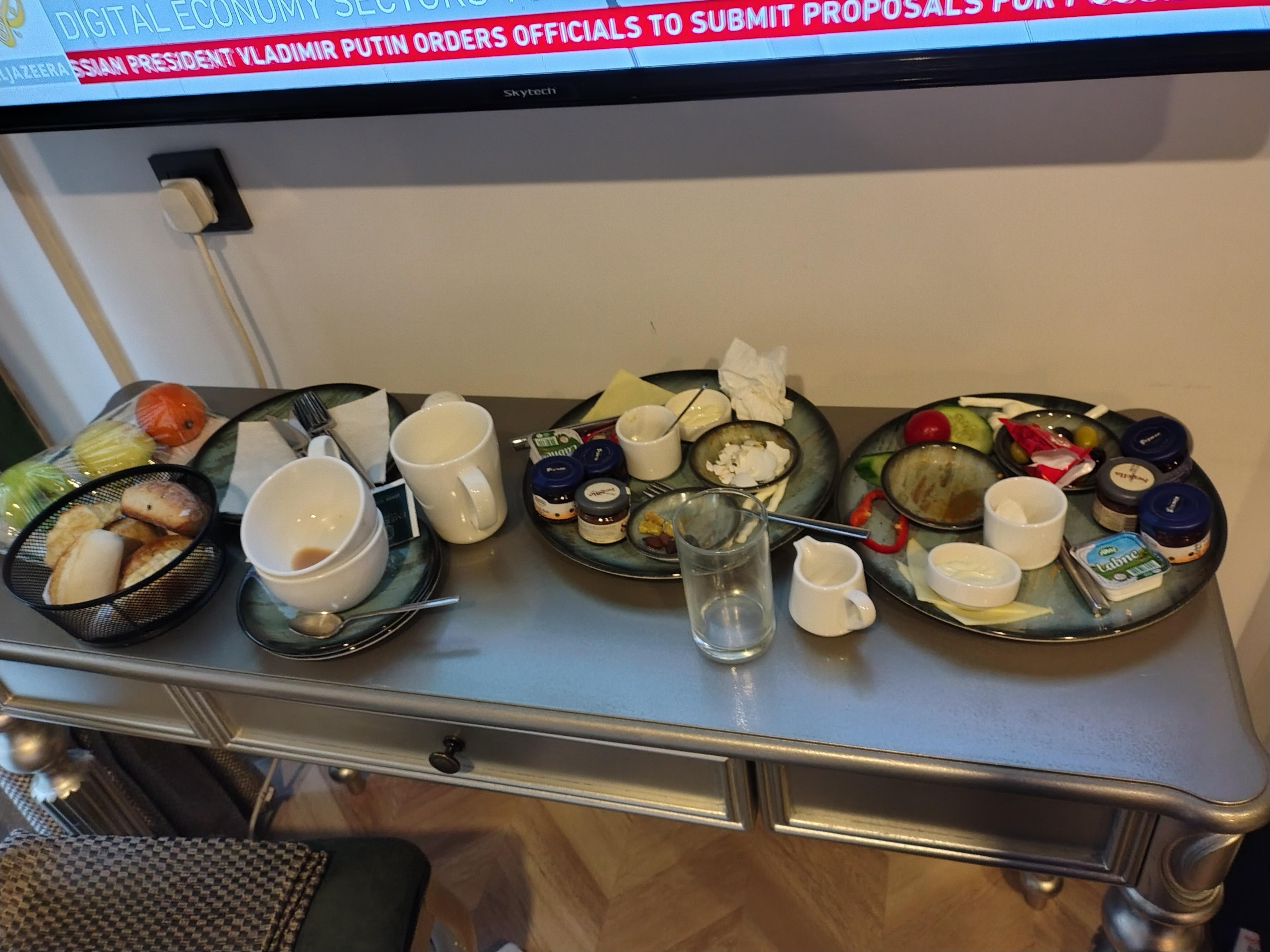 Breakfast not in Restaurant 