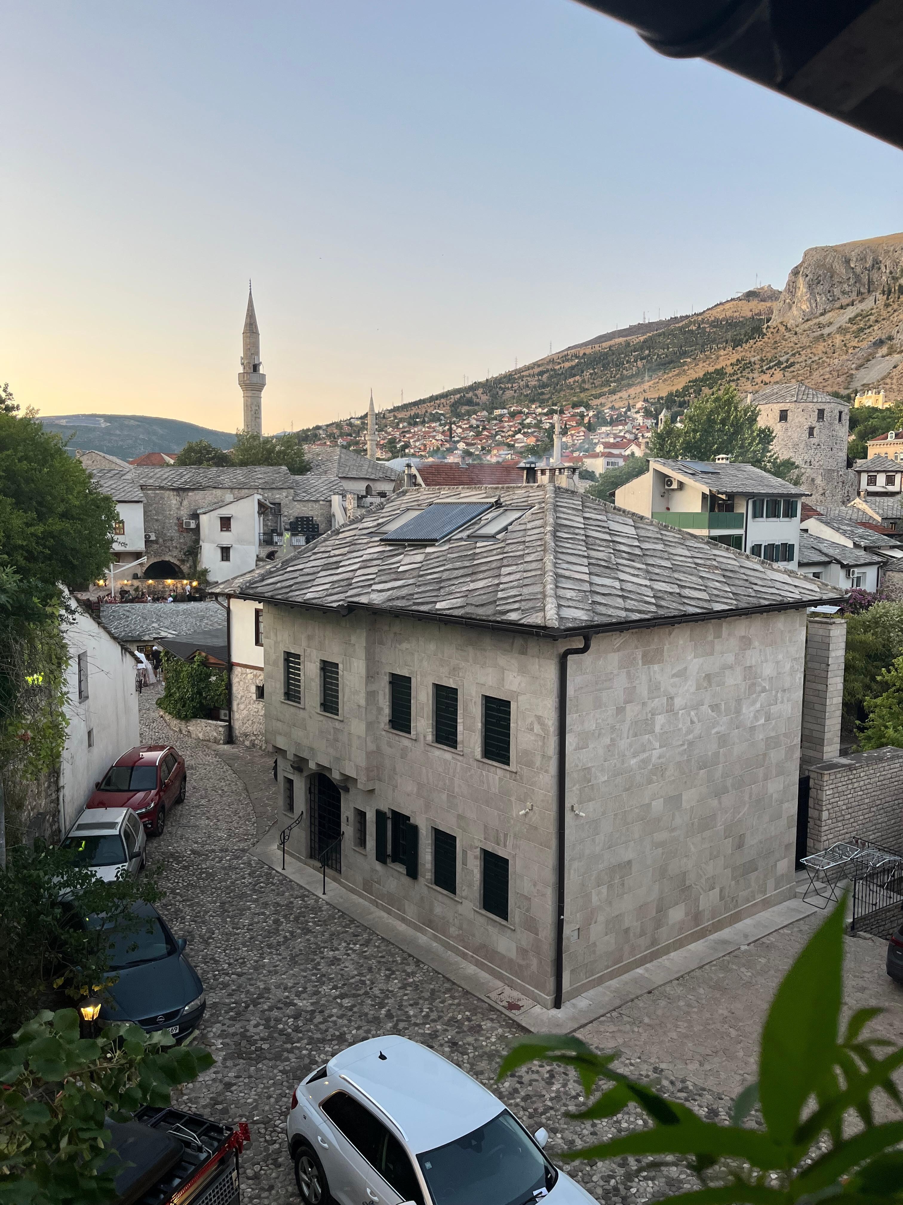 This is taken from our balcony looking toward old town. 