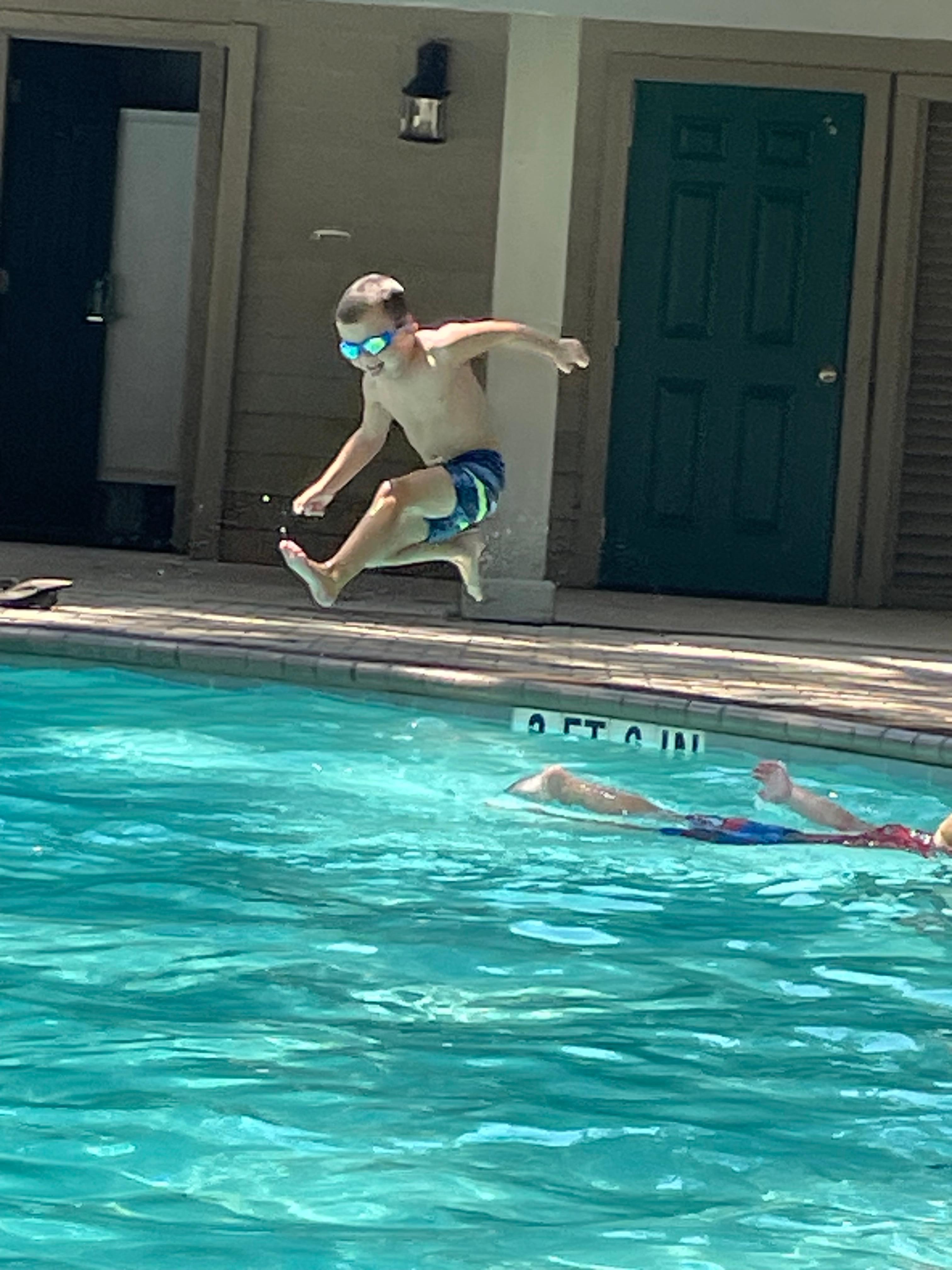 The pool was so close to this property and it was very nice!