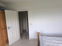 Man kam nur durch das Schlafzimmer ins Bad.