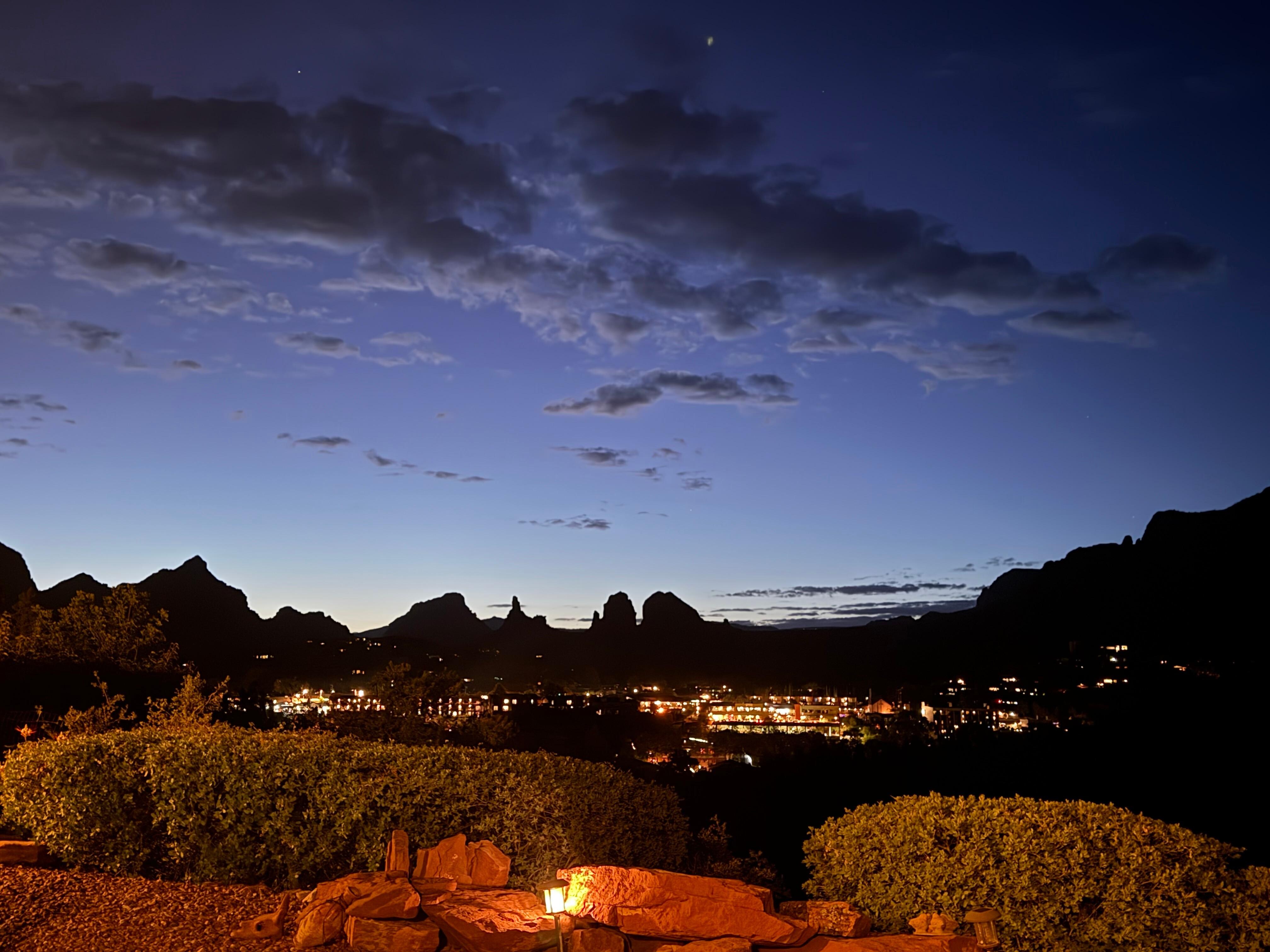 Night life from the patio.
