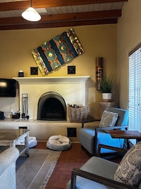 Fireplace for a chilly morning