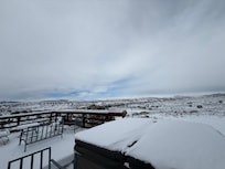 it snowed overnight :)