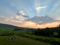 View from the front deck