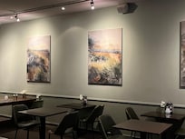 Mooie schilderijen aan muur