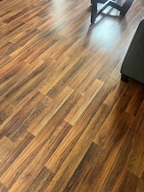 Damaged floors throughout
