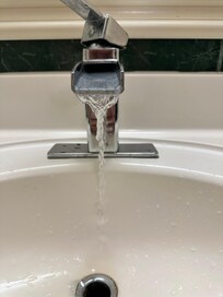 Hot water on full blast