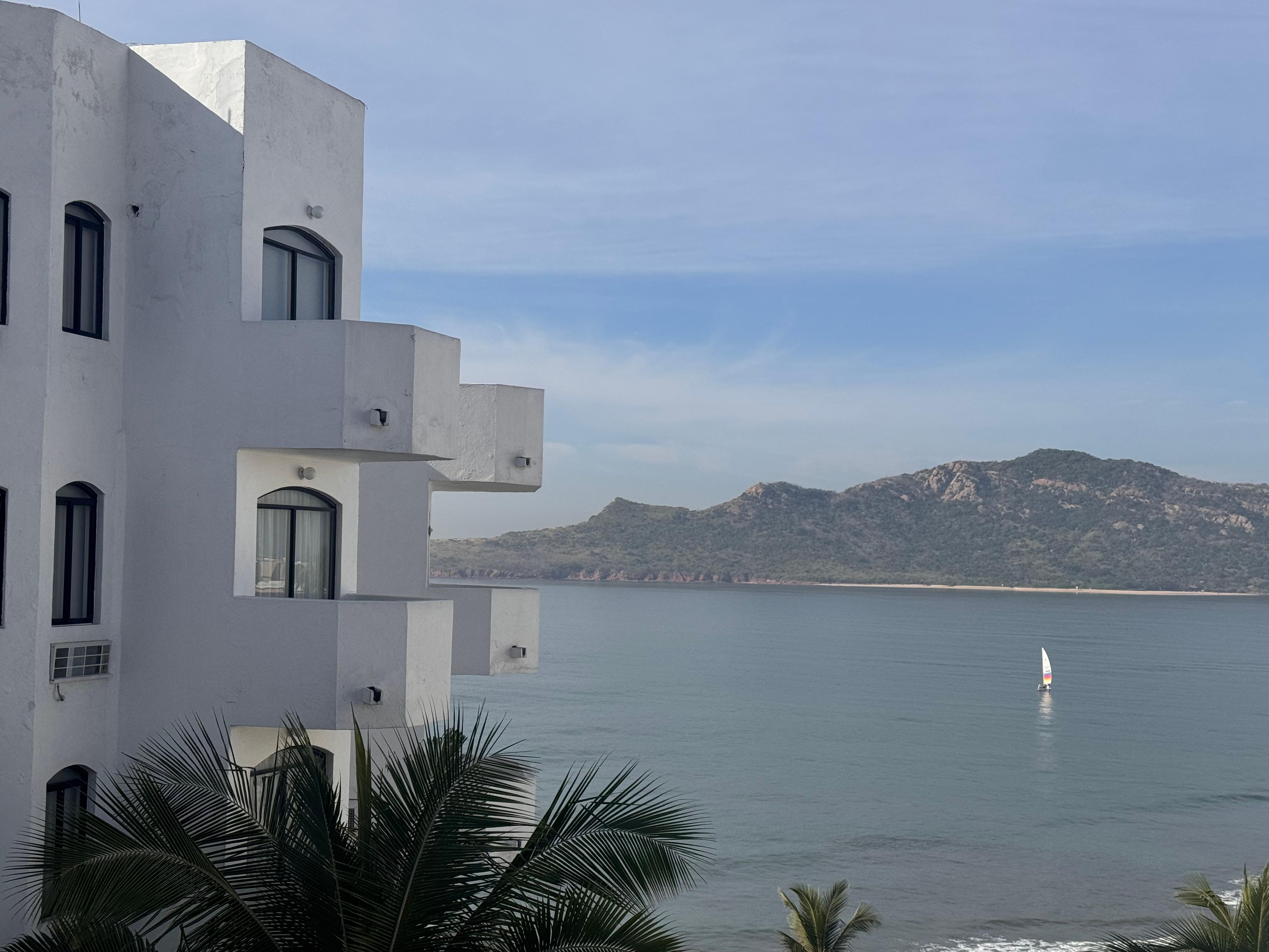 Vista desde la habitación.