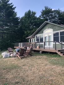 My brothers relaxing and taking in the views.