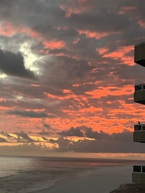 Sunset from the deck