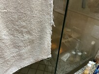 Towels in bathroom